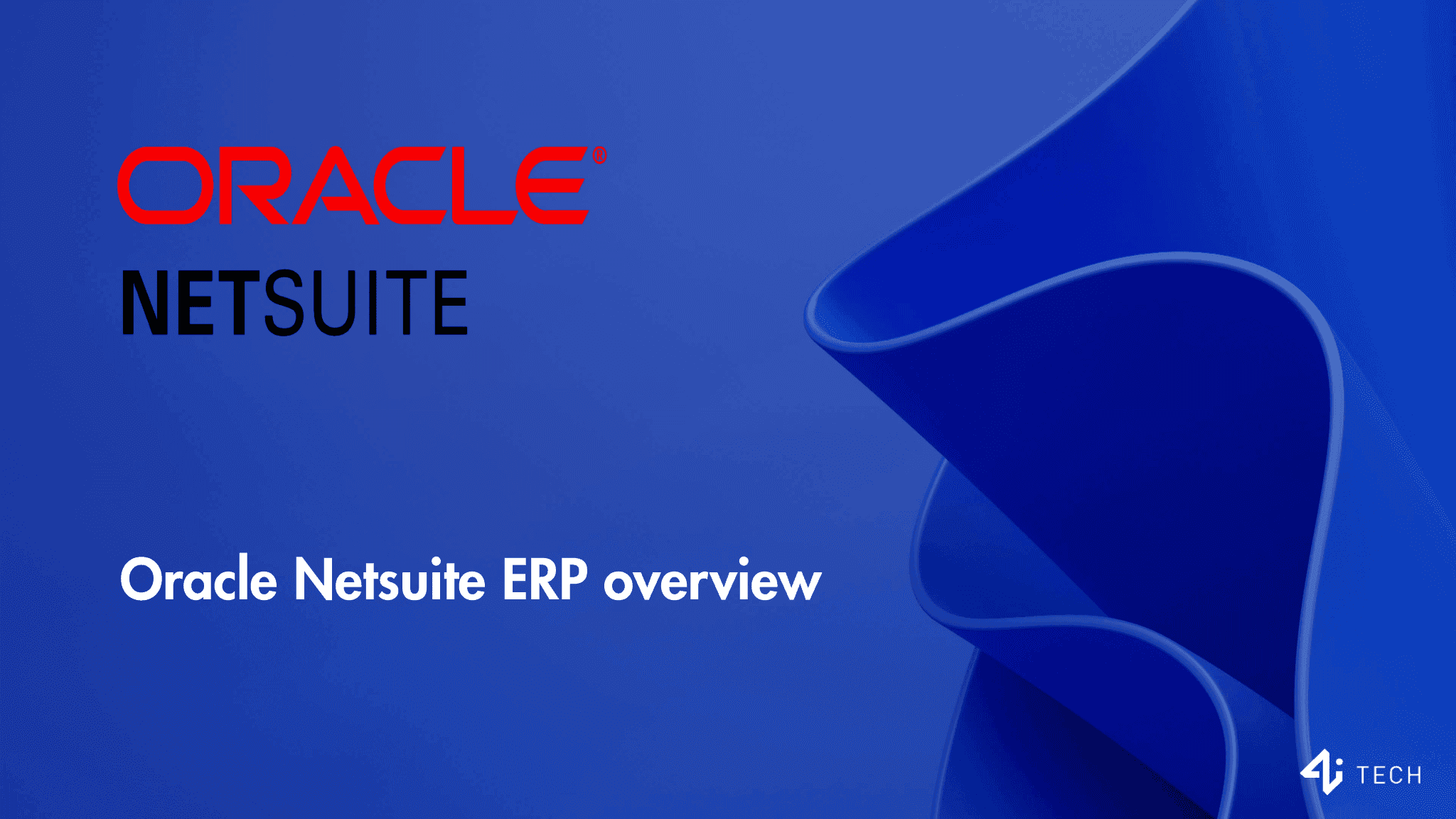 Oracle Netsuite ERP 總覽