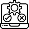 品質保證工程師和測試自動化 icon